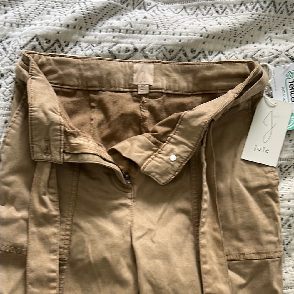 Joie Belted Tan Trousers
